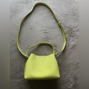 MINI YELLOW/GREEN PURSE/HANDBAG